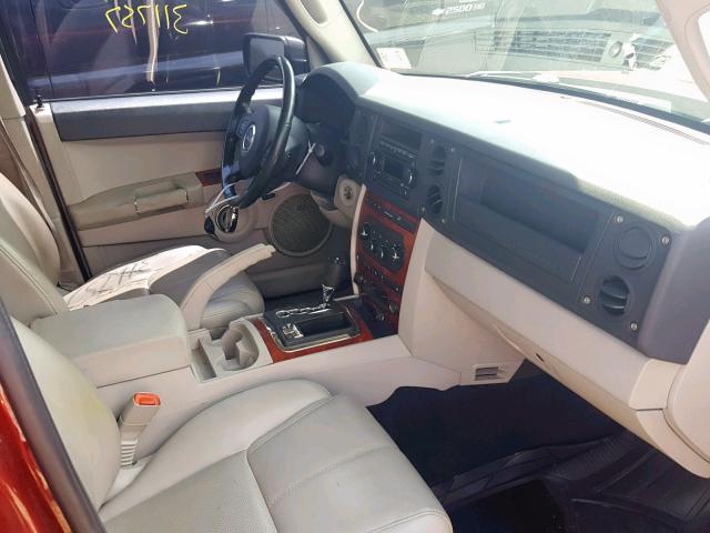 1J8HG58P77C573430 - 2007 JEEP COMMANDER 红色 照片 5