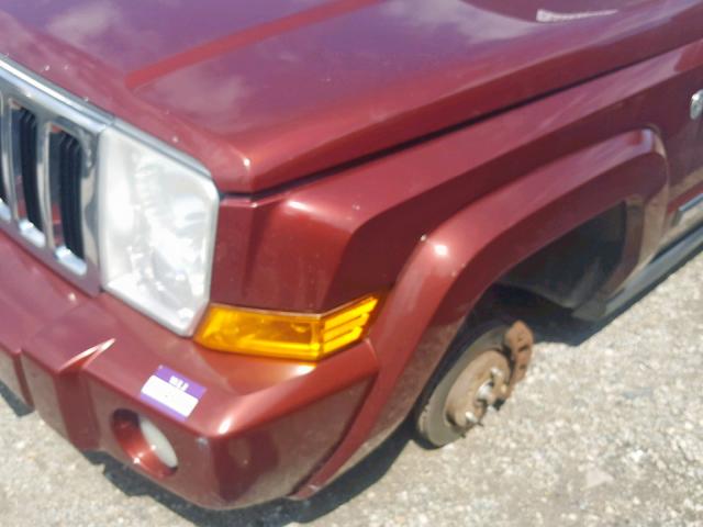 1J8HG58P77C573430 - 2007 JEEP COMMANDER 红色 照片 9