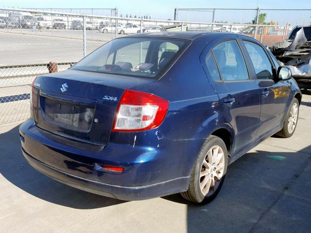 JS2YC414685100739 - 2008 SUZUKI SX4 BLUE photo 4