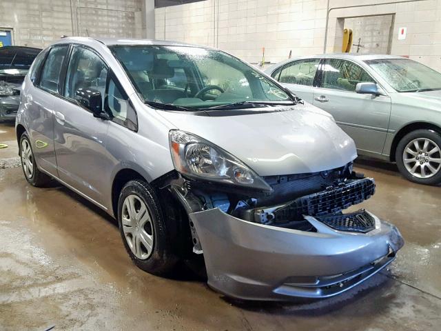 JHMGE8G25AS008881 - 2010 HONDA FIT GRAY photo 1