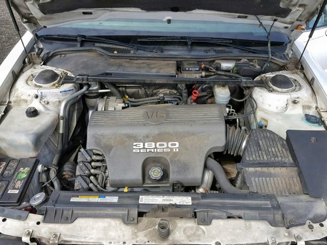 1G4HP52K8VH482828 - 1997 BUICK LESABRE CU WHITE photo 7