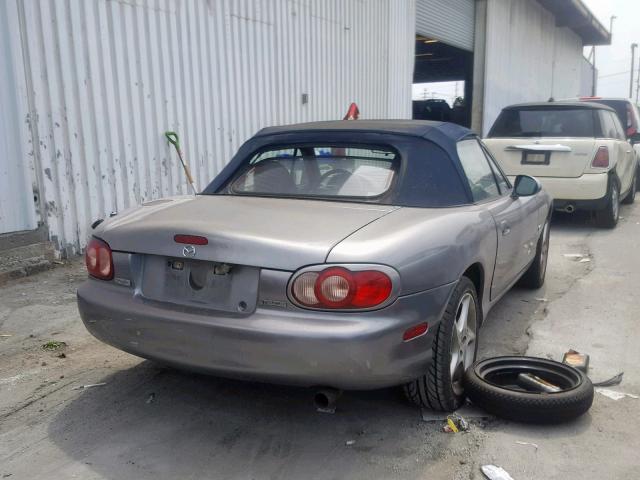 JM1NB353230308585 - 2003 MAZDA MX-5 MIATA CHARCOAL photo 4