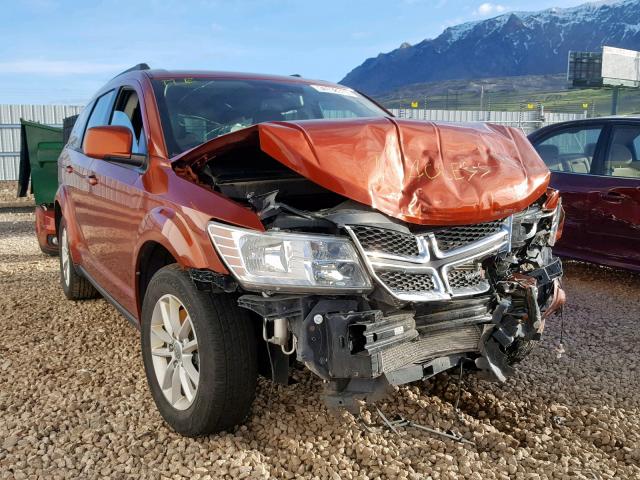 3C4PDCBB6DT577823 - 2013 DODGE JOURNEY SX ORANGE photo 1