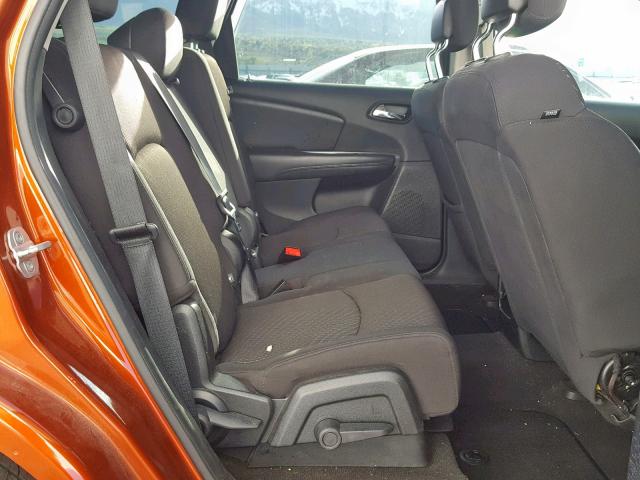 3C4PDCBB6DT577823 - 2013 DODGE JOURNEY SX ORANGE photo 6