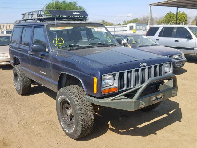 1J4FF68S1XL549419 - 1999 JEEP CHEROKEE PURPLE photo 1