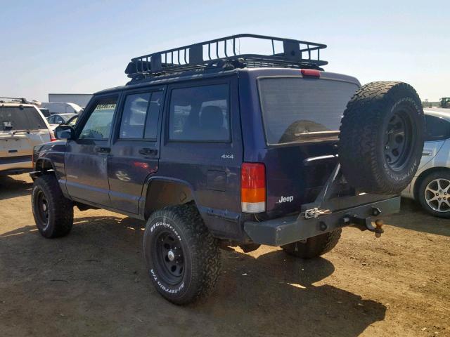 1J4FF68S1XL549419 - 1999 JEEP CHEROKEE PURPLE photo 3