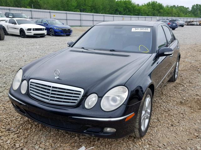 WDBUF56J56A861639 - 2006 MERCEDES-BENZ E 350 BLACK photo 2