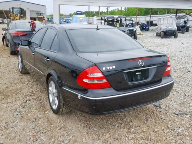 WDBUF56J56A861639 - 2006 MERCEDES-BENZ E 350 BLACK photo 3