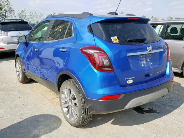 KL4CJASBXJB666572 - 2018 BUICK ENCORE PRE BLUE photo 3