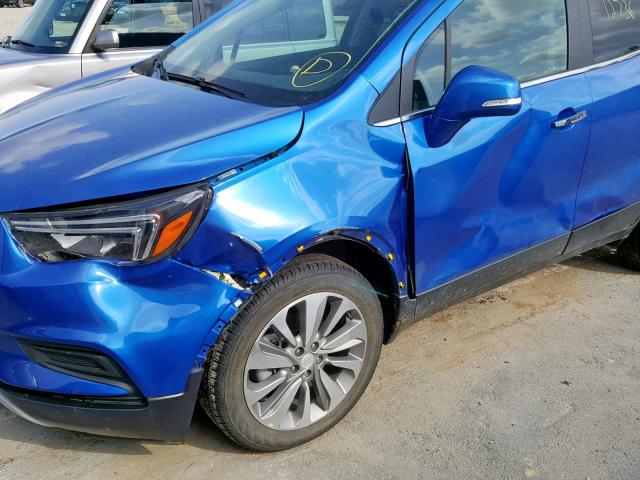 KL4CJASBXJB666572 - 2018 BUICK ENCORE PRE BLUE photo 9