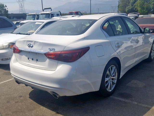 JN1CV7APXJM240771 - 2018 INFINITI Q50 PURE WHITE photo 4