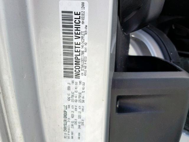 3C7WRVLG3EE117806 - 2014 RAM PROMASTER Gümüş foto 10