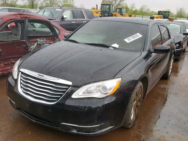 1C3CCBBB6DN579569 - 2013 CHRYSLER 200 TOURIN BLACK photo 2