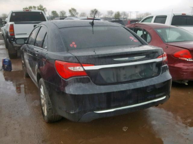 1C3CCBBB6DN579569 - 2013 CHRYSLER 200 TOURIN BLACK photo 3