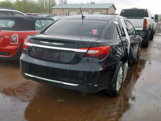 1C3CCBBB6DN579569 - 2013 CHRYSLER 200 TOURIN BLACK photo 4