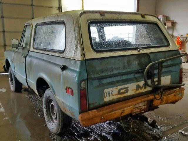 KE114SZ72699 - 1970 GMC JIMMY BLUE photo 3