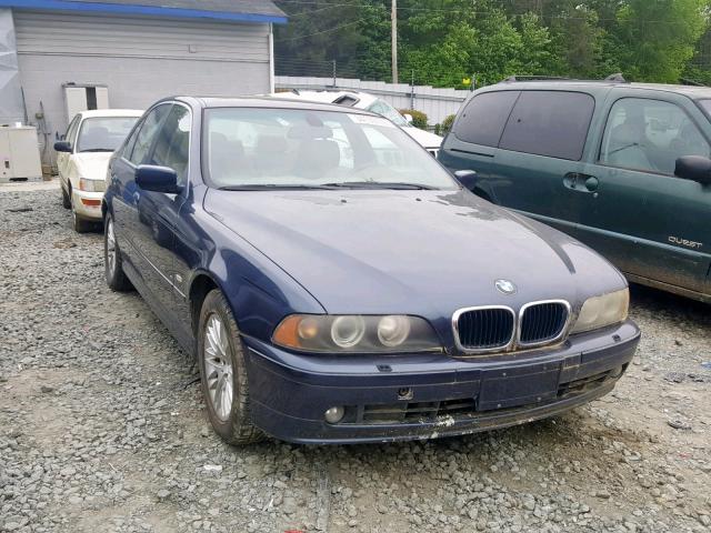 WBADT63492CH95285 - 2002 BMW 530 I AUTO BLUE photo 1