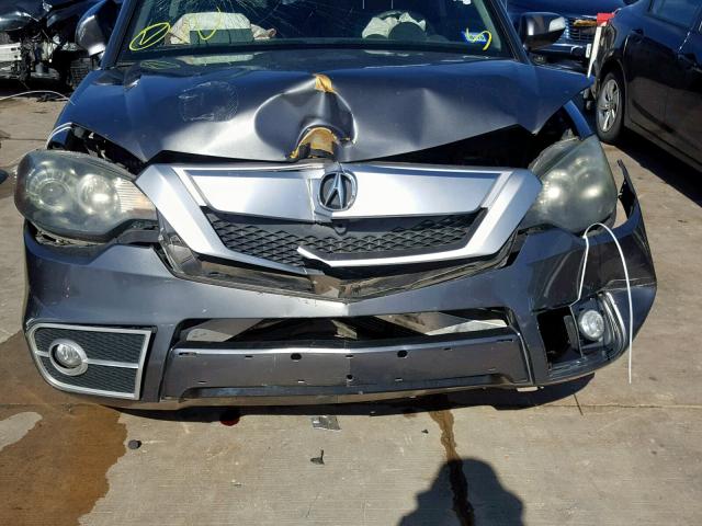 5J8TB2H55AA003511 - 2010 ACURA RDX TECHNO CHARCOAL photo 9