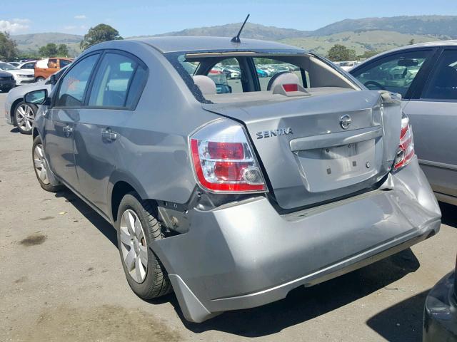 3N1AB61E99L632008 - 2009 NISSAN SENTRA 2.0 GRAY photo 3