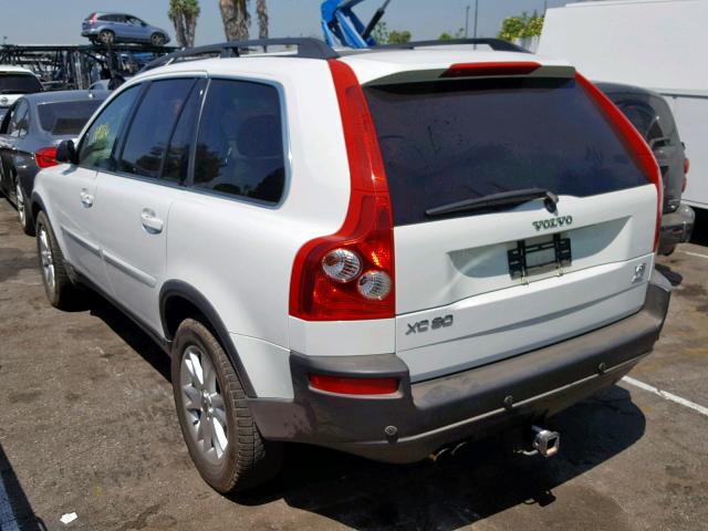 YV1CZ852851185132 - 2005 VOLVO XC90 V8 WHITE photo 3