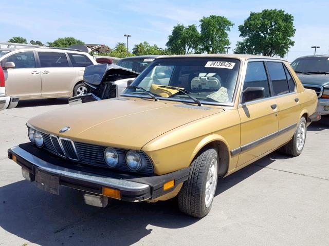 WBADK8309E9271399 - 1984 BMW 528 E AUTO GOLD photo 2