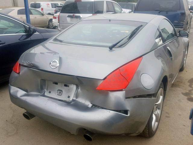 JN1AZ34D46M302906 - 2006 NISSAN 350Z COUPE SILVER photo 4