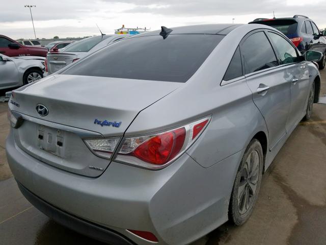 KMHEC4A40FA136911 - 2015 HYUNDAI SONATA HYBRID  photo 4