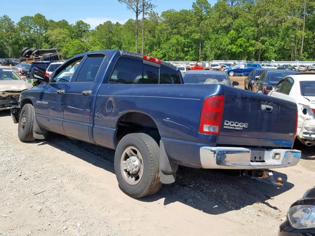 3D7KA28DX4G218740 - 2004 DODGE RAM 2500 S ლურჯი ფოტო 3
