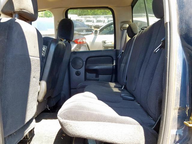3D7KA28DX4G218740 - 2004 DODGE RAM 2500 S ლურჯი ფოტო 6