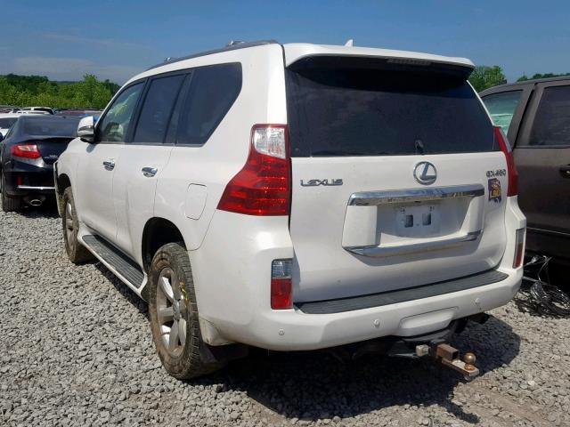 JTJBM7FX7A5012268 - 2010 LEXUS GX WHITE photo 3