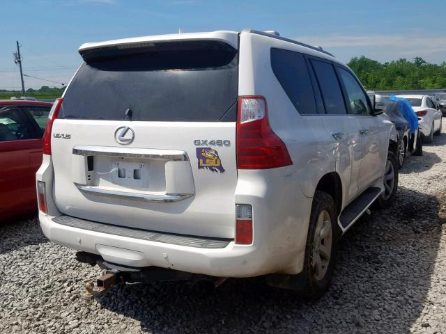 JTJBM7FX7A5012268 - 2010 LEXUS GX WHITE photo 4