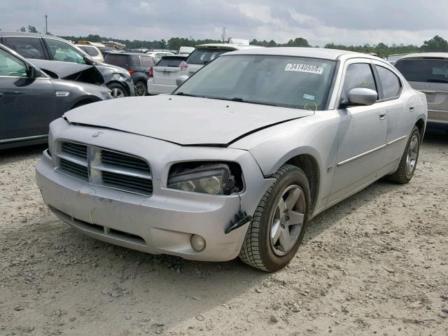 2B3CA3CV4AH138075 - 2010 DODGE CHARGER SX SILVER photo 2