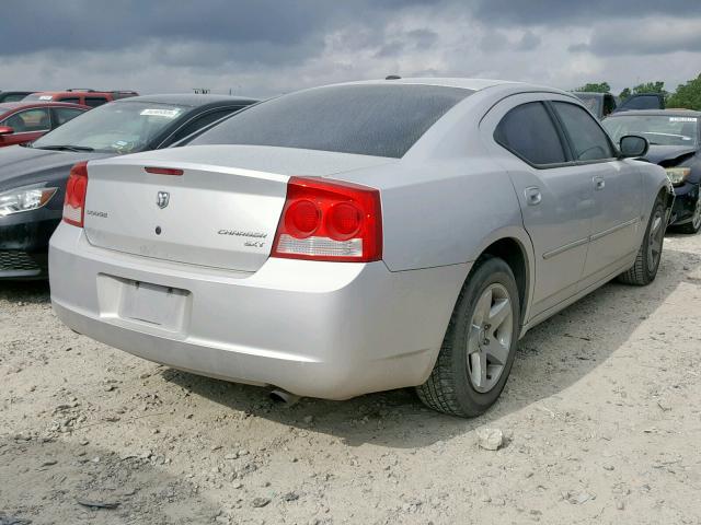 2B3CA3CV4AH138075 - 2010 DODGE CHARGER SX SILVER photo 4