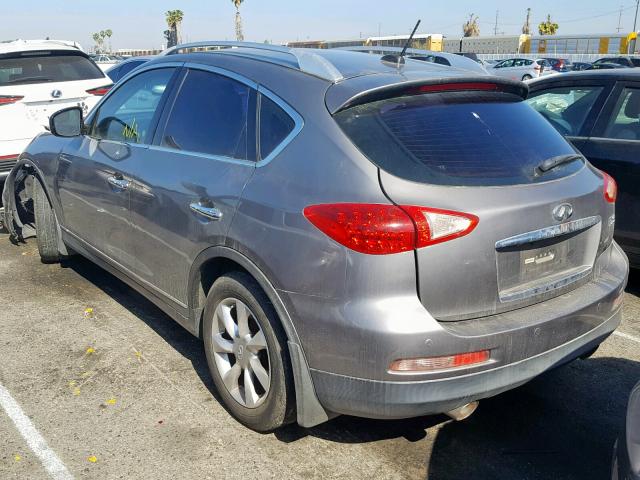 JNKAJ09E78M301075 - 2008 INFINITI EX35 BASE GRAY photo 3