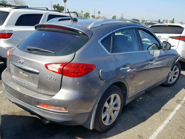 JNKAJ09E78M301075 - 2008 INFINITI EX35 BASE GRAY photo 4