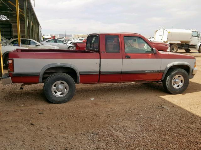 1B7GG23Y2RS561101 - 1994 DODGE DAKOTA TWO TONE photo 9