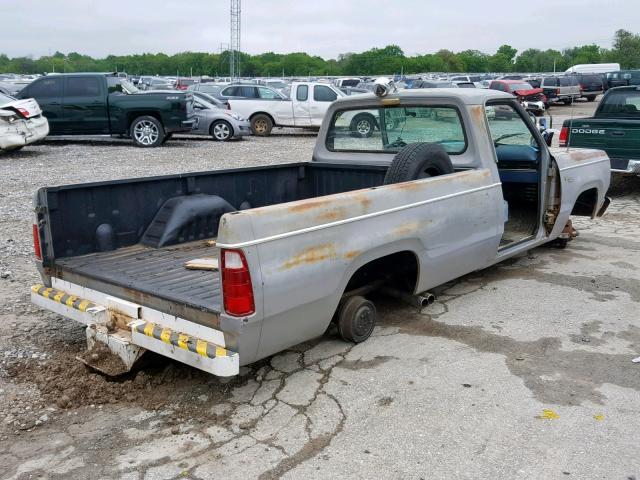 D14AE7S075157 - 1977 DODGE PICKUP GRAY photo 4