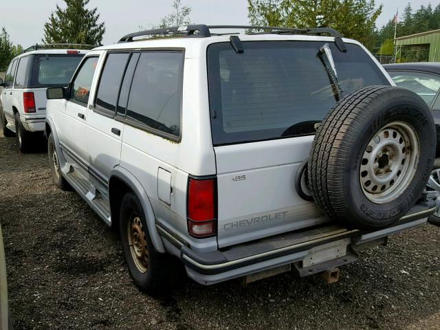 1GNDT13W6P2171629 - 1993 CHEVROLET BLAZER S10 WHITE photo 3