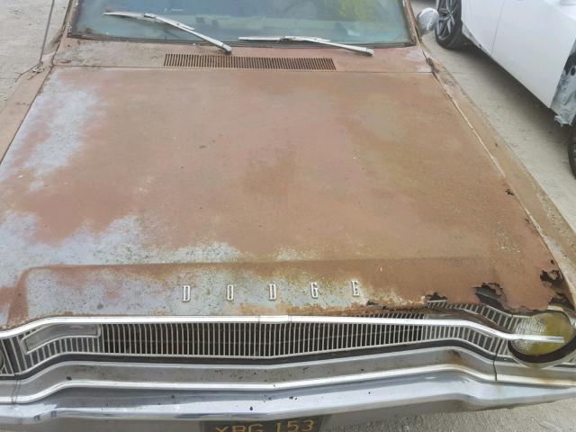 0000LL41B75161454 - 1967 DODGE DART BROWN photo 7