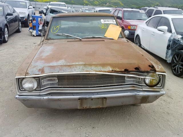 0000LL41B75161454 - 1967 DODGE DART BROWN photo 9