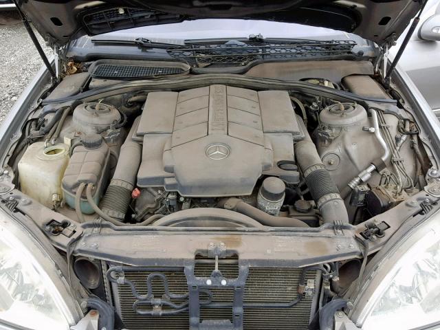 WDBNG83J84A405591 - 2004 MERCEDES-BENZ S 430 4MAT SILVER photo 7