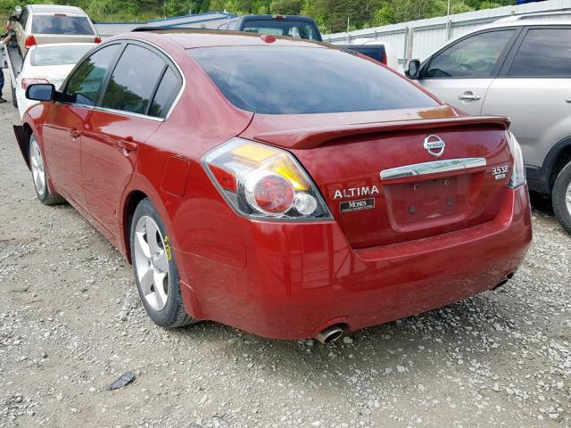 1N4BL21E18N461069 - 2008 NISSAN ALTIMA 3.5 BURGUNDY photo 3