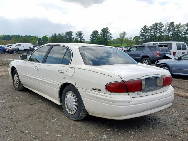 1G4HP54K12U108187 - 2002 BUICK LESABRE CU WHITE photo 3