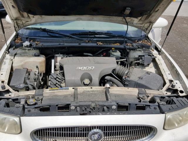 1G4HP54K12U108187 - 2002 BUICK LESABRE CU WHITE photo 7