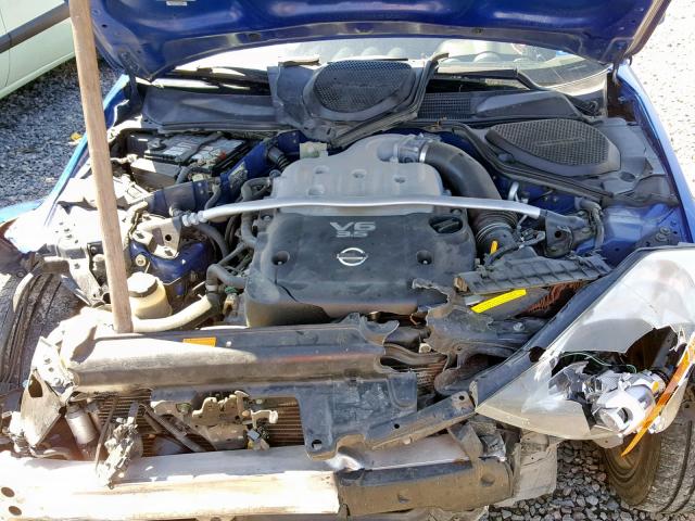 JN1AZ34D53T114445 - 2003 NISSAN 350Z COUPE BLUE photo 7