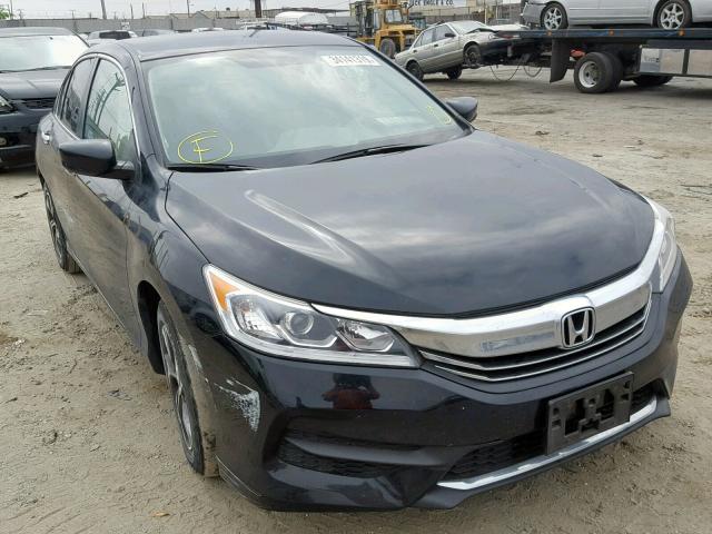 1HGCR2F30HA009188 - 2017 HONDA ACCORD LX BLACK photo 1