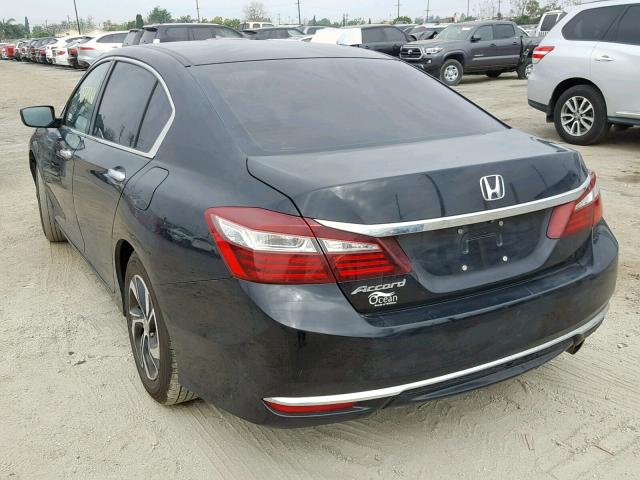 1HGCR2F30HA009188 - 2017 HONDA ACCORD LX BLACK photo 3