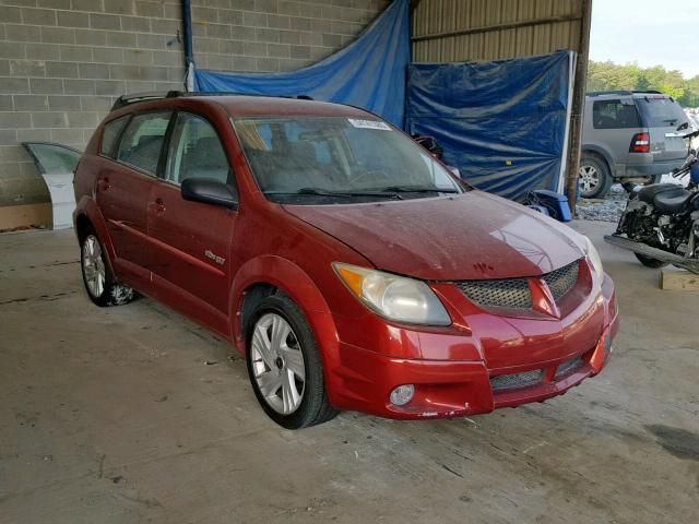 5Y2SN62L83Z434123 - 2003 PONTIAC VIBE GT RED photo 1