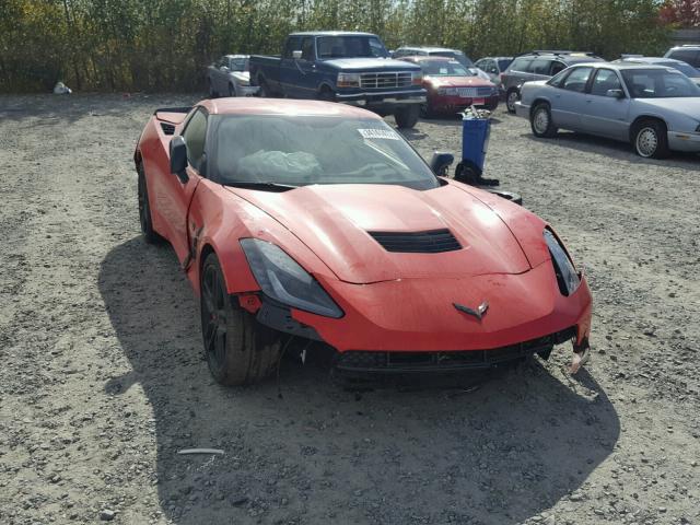 1G1YK2D77G5104619 - 2016 CHEVROLET CORVETTE S RED photo 1