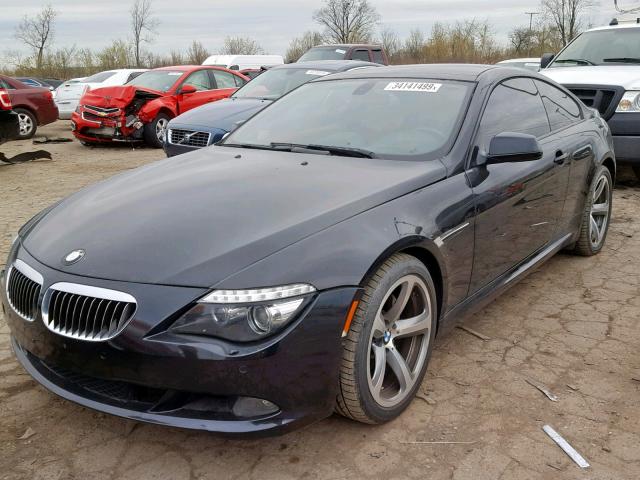 WBAEA5C52ACV93803 - 2010 BMW 650 I BLACK photo 2